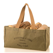 Load image into Gallery viewer, Vintage Log Carrier Bag
